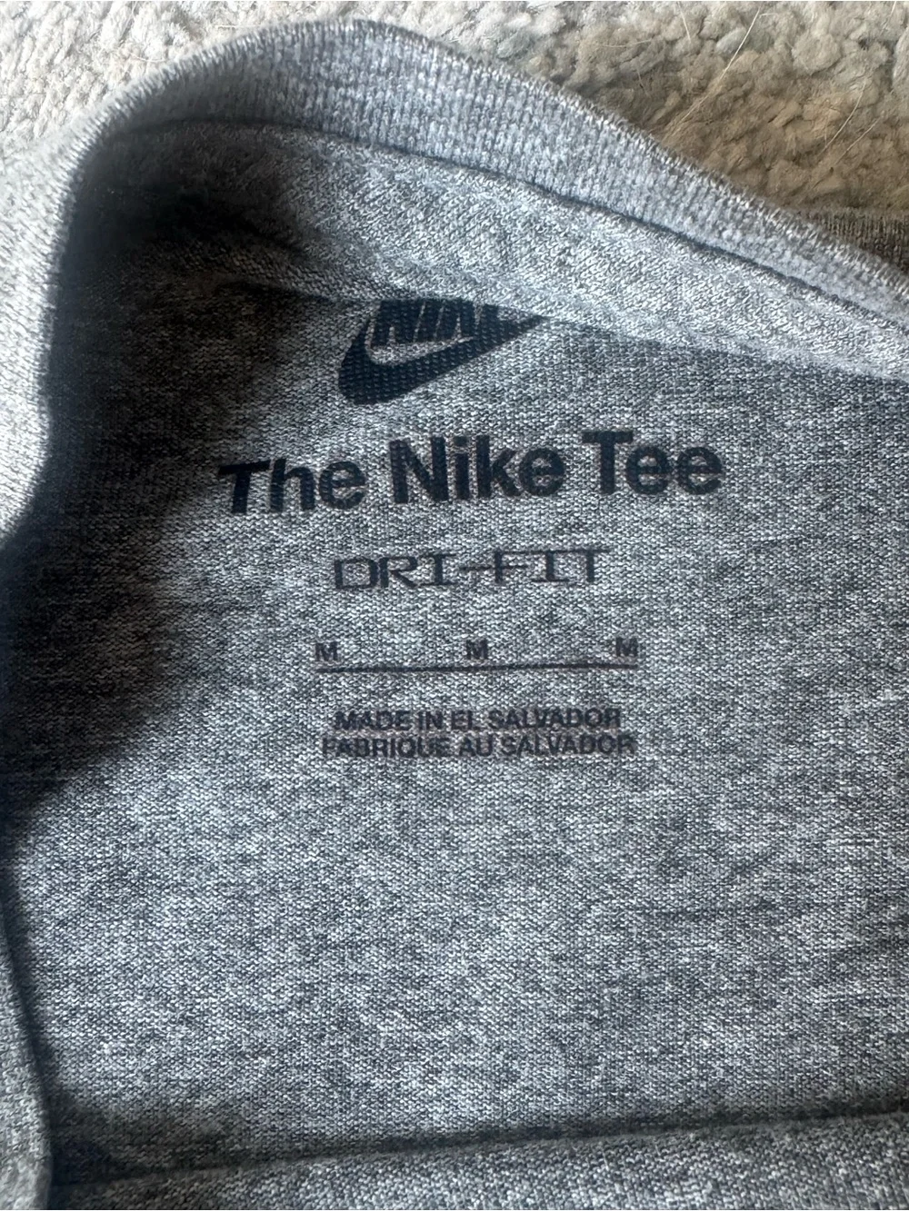 Nike Kids' Grey 'Live Love Lax' Graphic Tee